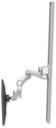 AccessMount™ Inverted Ultra 500 LCD mount on a 50" wall track slider with a 20" double-arm