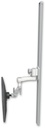 AccessMount™ Inverted Ultra 500 LCD mount on a 50" wall track slider with an 6" arm
