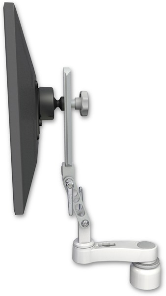 AccessMount™ Ultra 510 LCD desk mount with a 1" riser and an 6" arm
