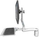 AccessMount™ Ultra 510 LCD desk mount with a 3" riser, a 12" keyboard tray, and an 11" arm