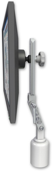 AccessMount™ Ultra 510 LCD desk mount with a 3" riser
