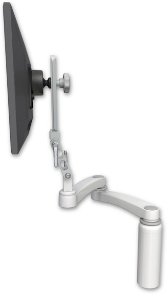 AccessMount™ Ultra 510 LCD desk mount with a 7.5" riser and a 20" double-arm