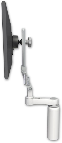 AccessMount™ Ultra 510 LCD desk mount with a 7.5" riser and an 6" arm