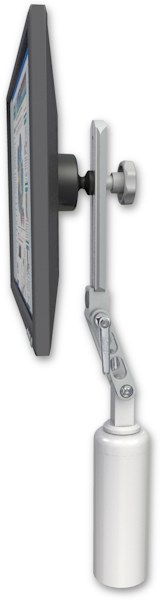 AccessMount™ Ultra 510 LCD desk mount with a 7.5" riser