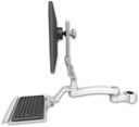 AccessMount™ Ultra 510 LCD mount for a 1.5" pole with a 12" keyboard tray and an 11" arm