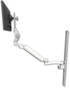 AccessMount™ Ultra 182 Arm with Paralink monitor mount mount on a 36" wall track slider and an 11" arm