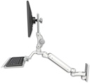 AccessMount™ Ultra 182 Arm with Paralink monitor mount wall mount, a 12" keyboard tray, and an 6" arm