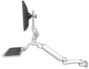 AccessMount™ Ultra 182 Arm with Paralink monitor mount 3.5" wall mount, a 12" keyboard tray, and an 11" arm