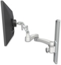 AccessMount™ Ultra 500 LCD mount on a 19" wall track slider with a 20" double-arm