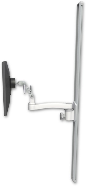 AccessMount™ Ultra 500 LCD mount on a 50" wall track slider with an 11" arm