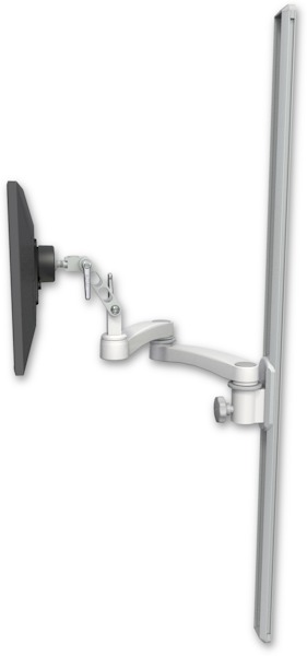 AccessMount™ Ultra 500 LCD mount on a 50" wall track slider with a 20" double-arm