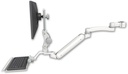 AccessMount™ Inverted Ultra 182 Arm with Paralink monitor mount mount for a 1.75" pole, a 12" keyboard tray, and an 11" arm
