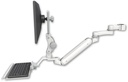 AccessMount™ Inverted Ultra 182 Arm with Paralink monitor mount mount for a 1.75" pole, a 12" keyboard tray, and an 6" arm