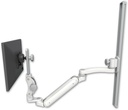 AccessMount™ Inverted Ultra 182 Arm with Paralink monitor mount mount on a 36" wall track slider and an 11" arm