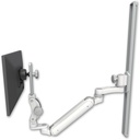 AccessMount™ Inverted Ultra 182 Arm with Paralink monitor mount mount on a 36" wall track slider and an 6" arm