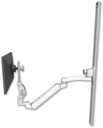 AccessMount™ Inverted Ultra 182 Arm with Paralink monitor mount mount on a 50" wall track slider and an 11" arm
