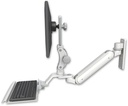 AccessMount™ Inverted Ultra 182 Arm with Paralink monitor mount wall mount and a 12" keyboard tray