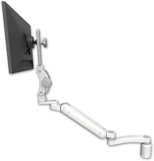 AccessMount™ Ultra 182 Arm with Paralink monitor mount desk mount, a 3" riser, and an 11" arm