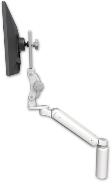 AccessMount™ Ultra 182 Arm with Paralink monitor mount desk mount and a 7.5" riser