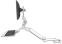 AccessMount™ Ultra 182 Arm with Paralink monitor mount mount for a 1.5" pole, a 12" flat keyboard tray, and an 11" arm