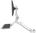 AccessMount™ Ultra 182 Arm with Paralink monitor mount mount for a 1.75" pole and a 12" keyboard tray