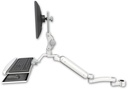 AccessMount™ Ultra 182 Arm with Paralink monitor mount mount for a 1.75" pole, a wrist-rest keyboard tray, and an 11" arm
