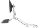 AccessMount™ Ultra 182 Arm with Paralink monitor mount mount for a 2" pole, a 12" keyboard tray, and an 11" arm