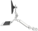 AccessMount™ Ultra 182 Arm with Paralink monitor mount mount for a 2" pole, a 12" flat keyboard tray, and an 6" arm