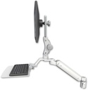 AccessMount™ Ultra 182 Arm with Paralink monitor mount mount for a 2" radius and a 12" flat keyboard tray