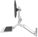 AccessMount™ Ultra 182 Heavy Duty Arm with Paralink monitor mount wall mount and a 12" flat keyboard tray