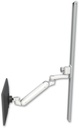 AccessMount™ Inverted Ultra 182 ball pivot LCD Arm mount on a 50" wall track slider with an 6" arm