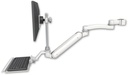 AccessMount™ Inverted Ultra 182 Arm with EV710 monitor mount mount for a 1.5" pole, a 12" keyboard tray, and an 11" arm