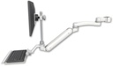 AccessMount™ Inverted Ultra 182 Arm with EV710 monitor mount mount for a 1.75" pole, a 12" keyboard tray, and an 11" arm