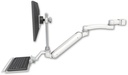 AccessMount™ Inverted Ultra 182 Arm with EV710 monitor mount mount for a 2" pole, a 12" keyboard tray, and an 11" arm