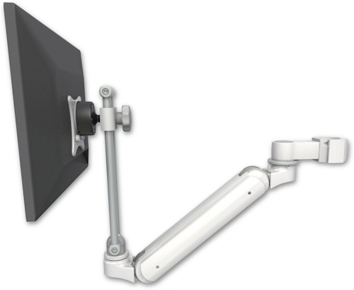 AccessMount™ Inverted Ultra 182 Arm with EV710 monitor mount mount for a 2" pole