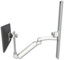 AccessMount™ Inverted Ultra 182 Arm with EV710 monitor mount mount on a 36" wall track slider and an 11" arm