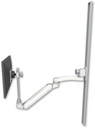 AccessMount™ Inverted Ultra 182 Arm with EV710 monitor mount mount on a 50" wall track slider and an 11" arm
