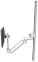 AccessMount™ Inverted Ultra 182 Arm with EV710 monitor mount mount on a 50" wall track slider and an 6" arm