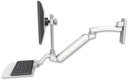 AccessMount™ Inverted Ultra 182 Arm with EV710 monitor mount wall mount, a 12" flat keyboard tray, and an 11" arm