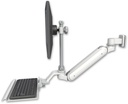 AccessMount™ Inverted Ultra 182 Arm with EV710 monitor mount 3.5" wall mount and a 12" keyboard tray