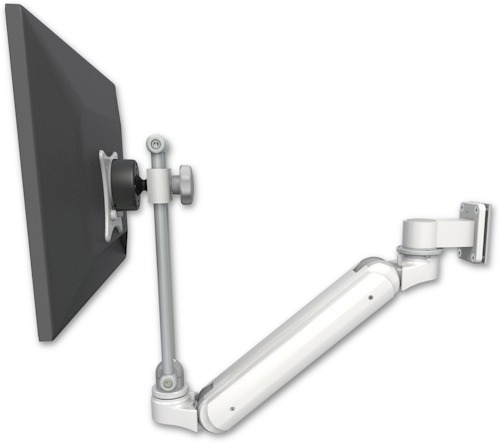 AccessMount™ Inverted Ultra 182 Arm with EV710 monitor mount 3.5" wall mount