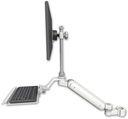 AccessMount™ Ultra 182 Heavy Duty Arm with EV710 monitor mount mount for a 2" pole and a 12" keyboard tray