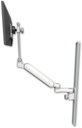 AccessMount™ Ultra 182 Heavy Duty Arm with EV710 monitor mount mount on a 36" wall track slider and an 6" arm