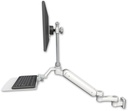 AccessMount™ Ultra 182 Heavy Duty Arm with EV710 monitor mount 3.5" wall mount, a 12" flat keyboard tray, and an 6" arm