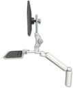 AccessMount™ Ultra 182 Heavy Duty Arm with Paralink monitor mount desk mount, a 7.5" riser, and a 12" keyboard tray