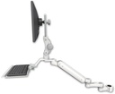 AccessMount™ Ultra 182 Heavy Duty Arm with Paralink monitor mount mount for a 1.75" pole, a 12" keyboard tray, and an 6" arm
