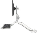 AccessMount™ Ultra 182 Heavy Duty Arm with Paralink monitor mount mount for a 2" pole and a 12" keyboard tray