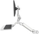 AccessMount™ Ultra 182 Heavy Duty Arm with Paralink monitor mount mount for a 2" pole and a 12" flat keyboard tray