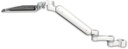 AccessMount™ Ultra 182 Heavy Duty Arm mount for a 2" pole with a 12" keyboard tray and an 6" arm