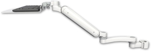 AccessMount™ Ultra 182 Heavy Duty Arm mount for a 2" pole with a 12" flat keyboard tray and an 11" arm